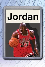 Michael Jordan Basketball Art Card - Artist Signed - 2/10