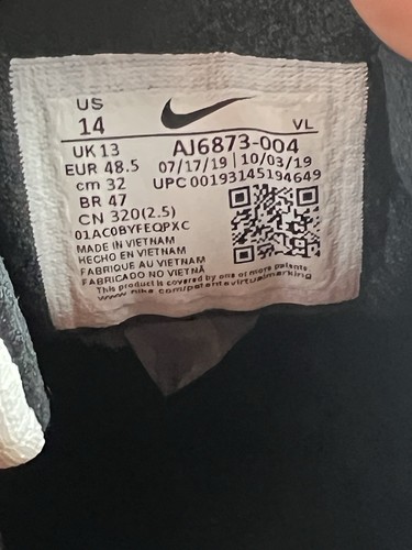 Nike Air Alpha Huarache Baseball Cleats AJ6873 004 US Mens Size 14 - Picture 14 of 20