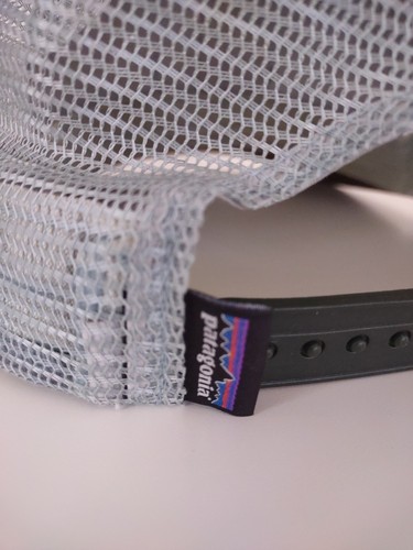 Patagonia Circle Patch Climbing Since 1973 Snap Back Mesh Hat Cap Beige - Picture 5 of 7