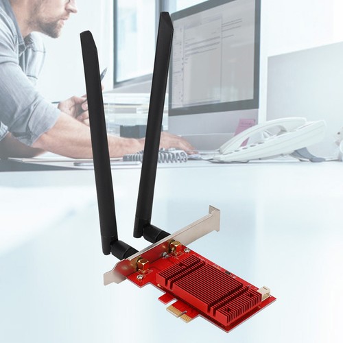 For AX200NGW 802.11ax BT 5.0 WIFI6 2400Mbps PCI-E Desktop Wireless Netw CB - Afbeelding 10 van 10