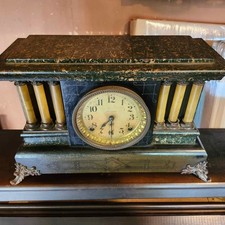ANTIQUE SETH THOMAS 8-Day ADAMANTINE MANTLE C...