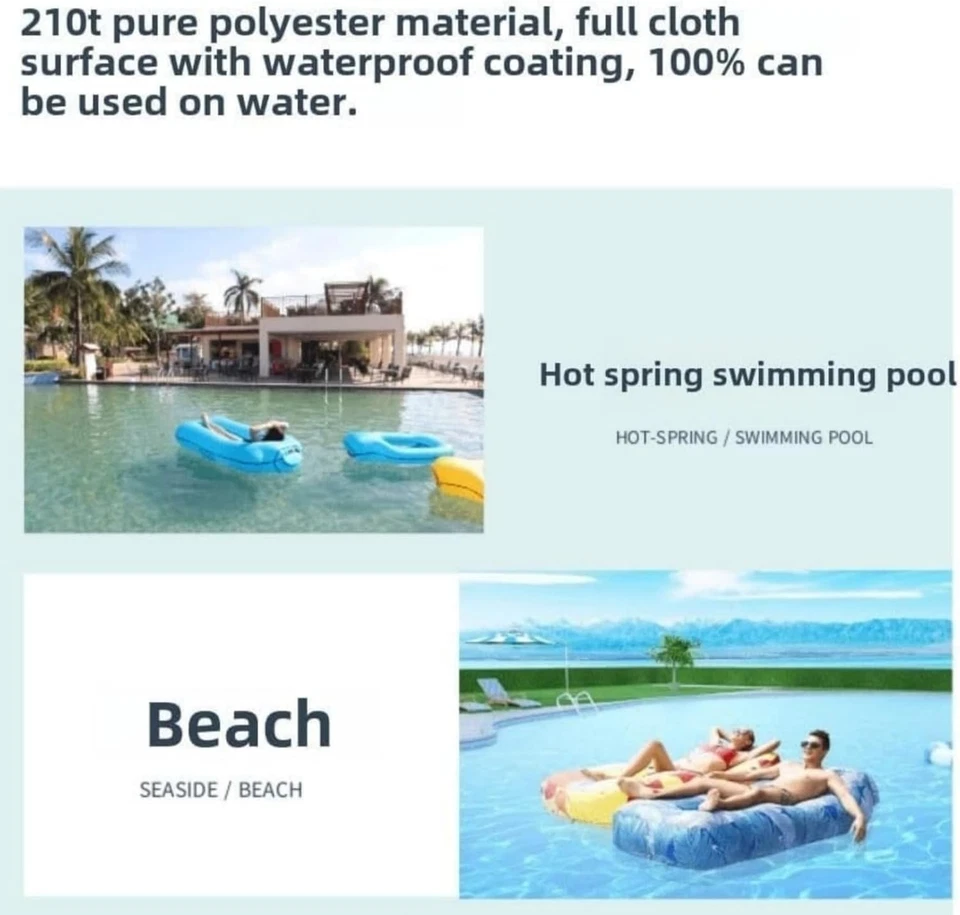 AeroLounge Go – Compact Pump-Free Inflatable Lounger, Portable, Waterproof - Image 4 of 4