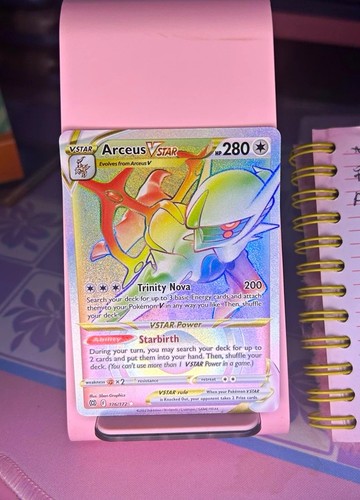 Pokemon TCG Arceus VSTAR 184/172 Brilliant Stars Secret Rare Full Art Holo