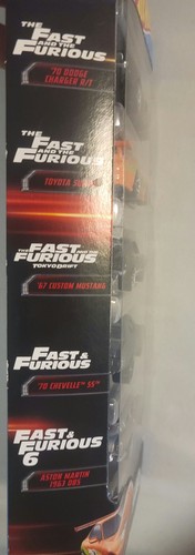 Hot Wheels Fast and Furious 5er Pack 2023 Toyota Supra Brandneu Sealed Sehr Selten - Bild 3 von 6