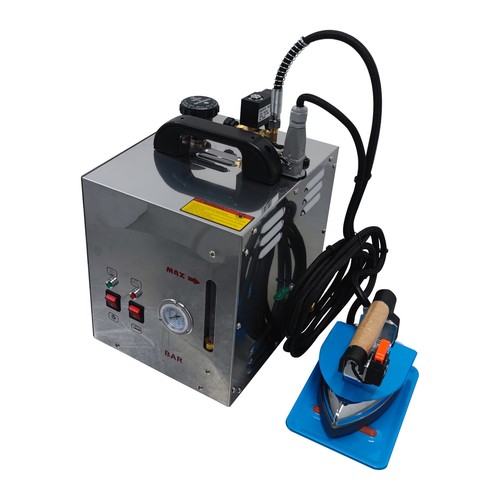 Cortina de hierro eléctrica de vapor industrial 110V 4L acero inoxidable - Imagen 2 de 24