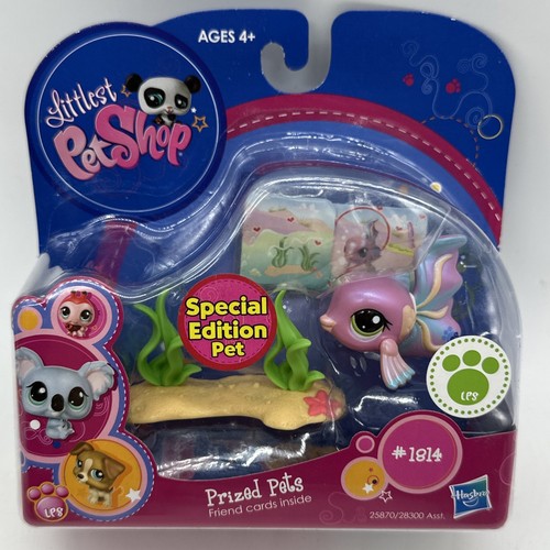 Littlest Pet Shop Special Edition Prized Pets 1814 LPS Freund Karte Hasbro Neu in OVP