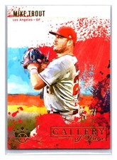 Mike Trout 2021 Panini Diamond Kings Gallery of Stars #GS-9 Los Angeles Angels