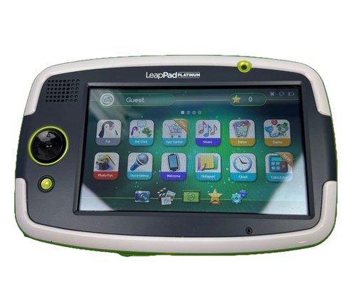 LeapFrog LeapPad Platinum Kids Learning Tablet Green With Power Supply - Picture 5 of 9