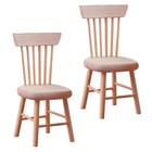 2Pcs Tiny Chair Ornament for Dollhouse Living Room Decor Supplies