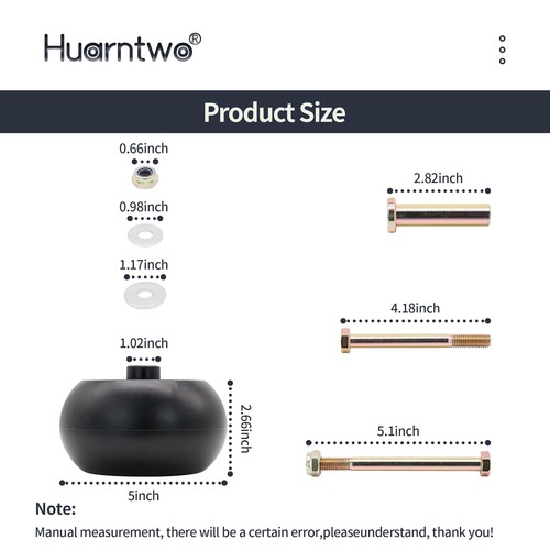 Kit de herrajes de rueda de cubierta para Exmark Toro Kubota 103-3168 103-4051 1-603299 - Imagen 2 de 7