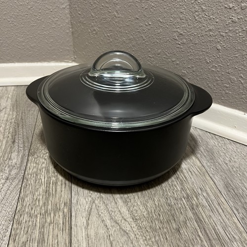 Pampered Chef Rockcrok Dutch Oven 4 Quart - Rock Crock mit Glasdeckel schwarz