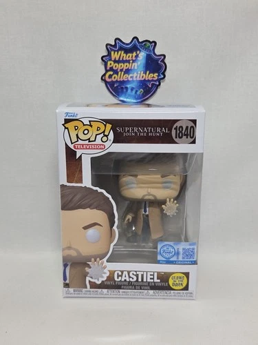 Funko Pop! Vinyl: Supernatural - Castiel (Glow) Exclusive #1840 W/ Protector