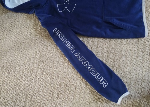 Under Armour-ColdGear Loose Pullover Hoodie-Boys YXL-Long Sleeve & Front Pockets - Picture 6 of 15