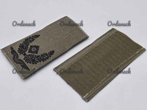 BUNDESWEHR - TRABILLAS DE RANGO FUERZA AÉREA NEGRO/OLIVA - GRADO DE SERVICIO SELECCIONABLE - ¡VELCRO! - Imagen 50 de 57