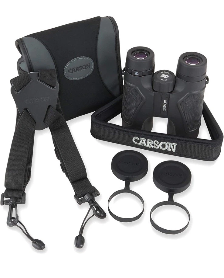 Carson 3D Series TD-042ED 10X42mm ED Glass Binoculars-waterproof,Fully Multi- - Image 2 of 4