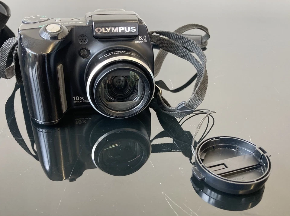 OLYMPUS Stylus SP-500UZ 6MP 10x Zoom Compact Digital Bridge Camera Working - Image 3 of 4