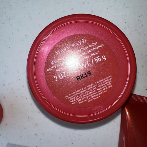 Lot Of 6 Mary Kay Glistening Winterberry Body Wash, Mist, Butter Gift Set Travel - Picture 6 of 7