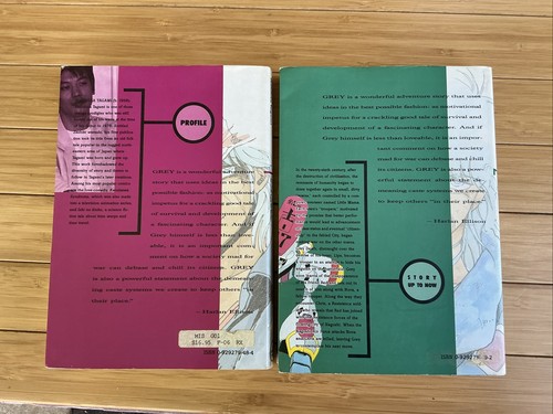 GREY VOLUME 1 & 2 VIZ GRAPHIC NOVEL YOSHIHISA TAGAMI NICE Second PRINTING 1989 - Picture 2 of 14