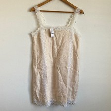 J. Crew Lace-trim shift dress Size 6 Ivory