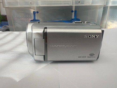 Sony Handycam DCR-SX30E Handheld Digital Camcorder Silver W box & case - Picture 11 of 17