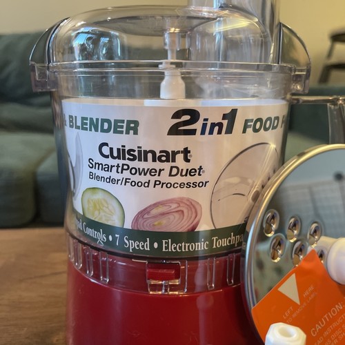 Cuisinart 7 Smart Power Duet 2-1 Food Processor Replacement Parts AFP-7C Red NEW - Picture 3 of 5