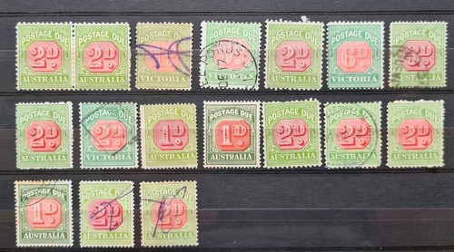 Australian Stamps, Selection of  Postage Dues Mint & Used.