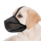 Dog Muzzle, Soft Mesh Covered Muzzles for Small, Medium, Large and X-Large Do...