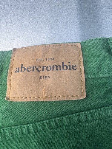 Abercrombie Kids Green Pants Skinny Fit Size 14 - Picture 9 of 10