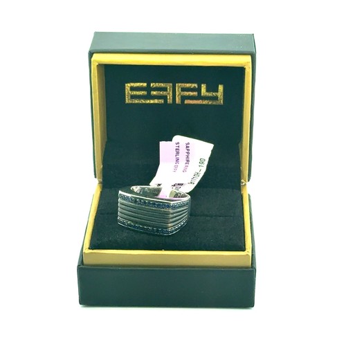 EFFY sterling silver and sapphire ring size 10 - retails $1069 - Bild 2 von 4