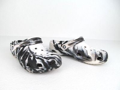 Black and White Clogs (Crocs) Men’s 11 Crocs Halloween Clogs Mens 11 Black White Disney Nightmare  main image 3