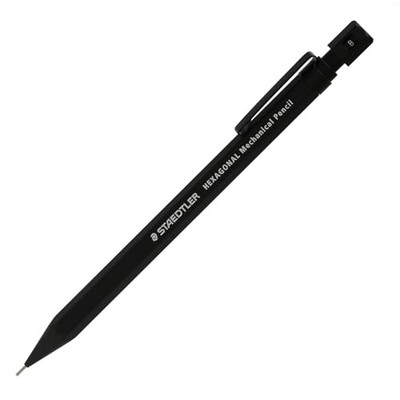 STAEDTLER Sechseck Druckbleistift 0,5 mm Clean Black 925 77-05B Neu