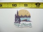 MICHIGAN DISTRESSED STYLE UP NORTH PIER LAKE SMALL STICKER DECAL TRAVEL STATE