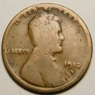 1912 D Lincoln Wheat Cent Penny AG-G  "Actual Coin Pictured- Not Cleaned"