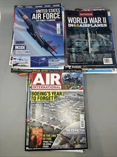 Large Lot Of 33 Military Aircraft Air Force Aviation Airplane Related Magazines