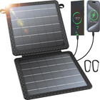 Cargador solar portatil 10w panel plegable usb a c impermeable camping excursion