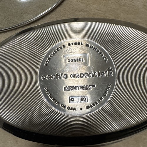 Cooks Essentials Oval 10" x 3.5", Non-Stick, 18/10 Stainless Steel - Picture 6 of 11
