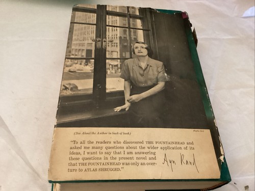 Atlas Shrugged by Ayn Rand 1957 1st edition 9th printing - Foto 3 di 8