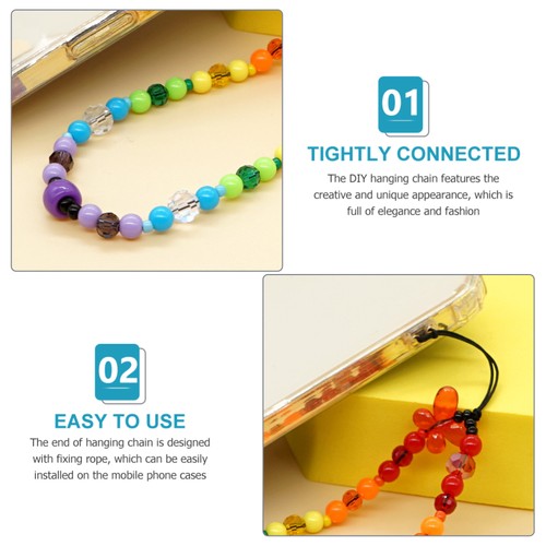 Gradient Color Mobile Phone Charm Lanyard for Hanging Chain Accessory - 第 8/12 張圖片