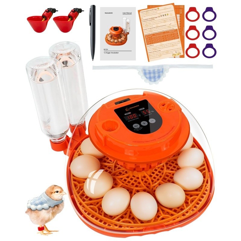 Fully Automatic Egg Incubator W/Temperature Control & Humidity