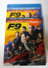 NEW F9 The Fast Saga Director's Cut (Blu-ray/ DVD/Digital) Fast and Furious 9