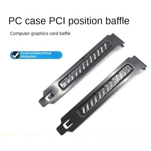 5Pcs PCI Slot Cover Cover Dust Blanking Board Cooling Fan Dust 2282 - Afbeelding 4 van 10