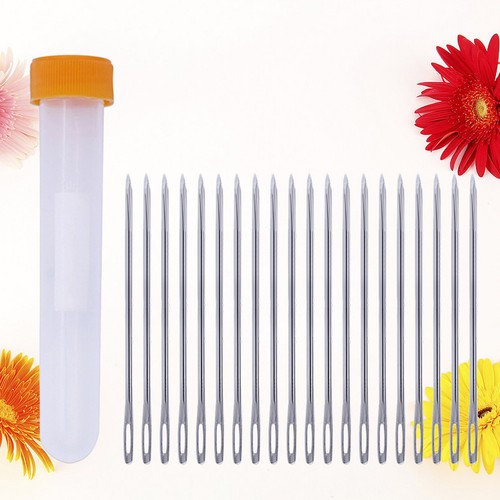 20pcs Non-sharp Large-eye Stitching Needles for Craft Projects with - Picture 10 of 11