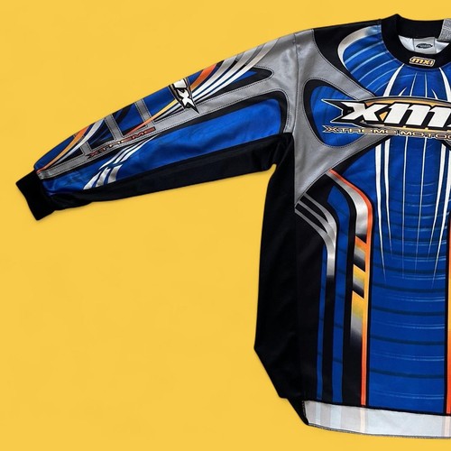 VTG Billy Eilish XMX Xtreme Motocross MX1 Racing Jersey Long sleeve Shirt Med  - Picture 3 of 7