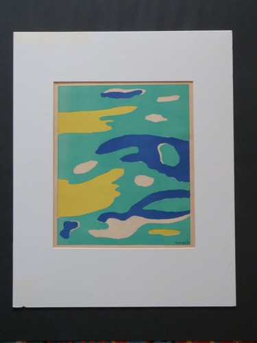 Fernand Léger"Verve nr.1  Kubistisch "Die 4 Elemente" Lithographie von 1937 - Bild 1 von 4