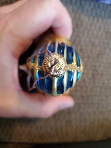 VTG KURT S ADLER POLONAISE Egyptian Sphinx Mercury Glass Christmas Ornament. - Picture 7 of 7