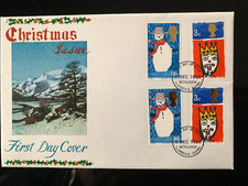 GREAT BRITAIN 1966 CHRISTMAS 2v ORD & PHOS ON 1 x FIRST DAY COVER BETHLEHEM FDI