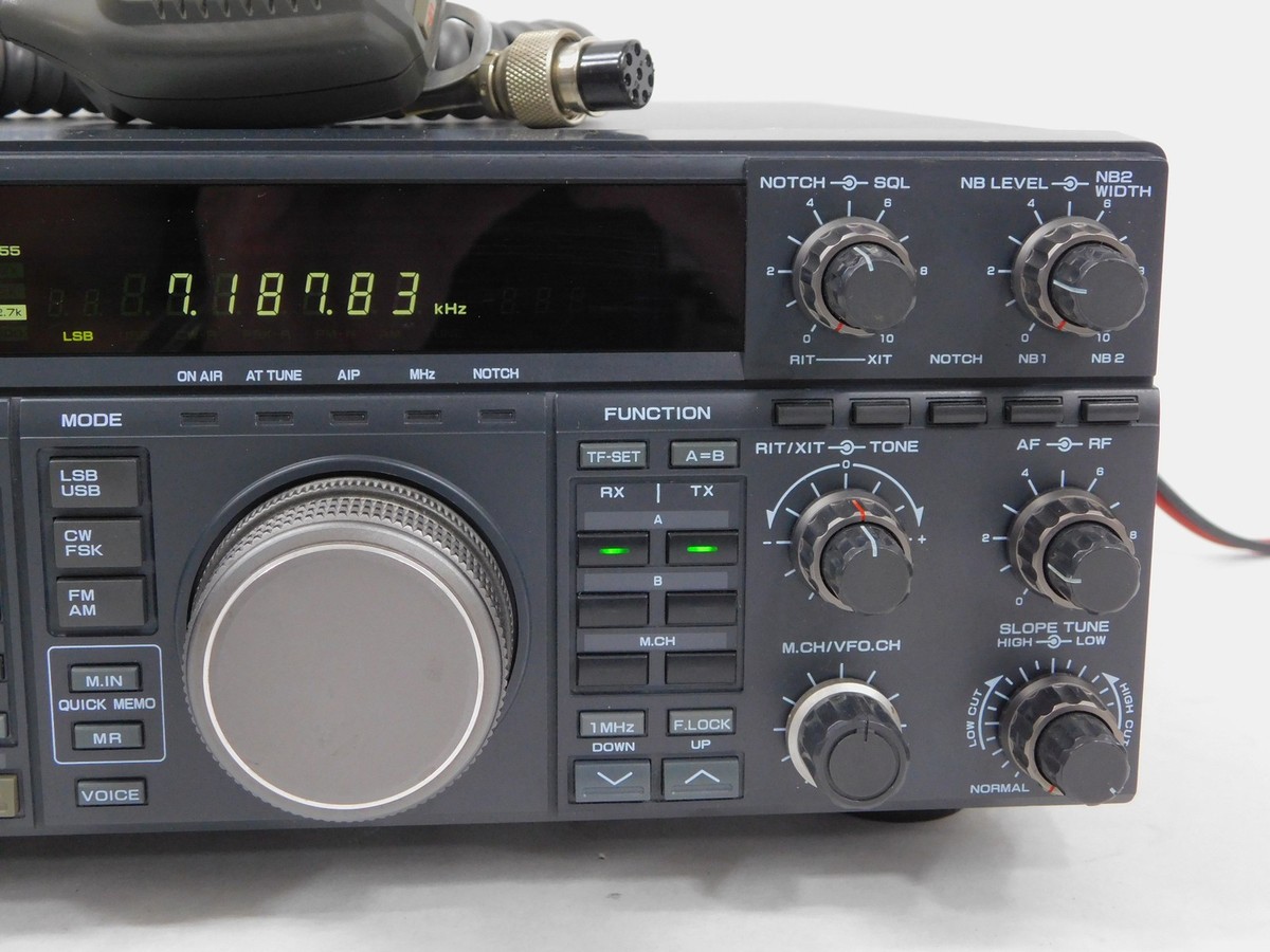 【値下げ】ケンウッド TS-850S Kenwood TS-850S Ham Radio HF Transceiver + Mic + DC Cable