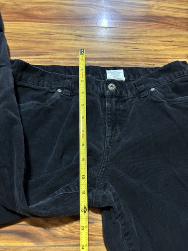 Columbia Vintage Y2K Black Corduroy Pants Women’s Size 12 Comfort Stretch - Picture 5 of 8