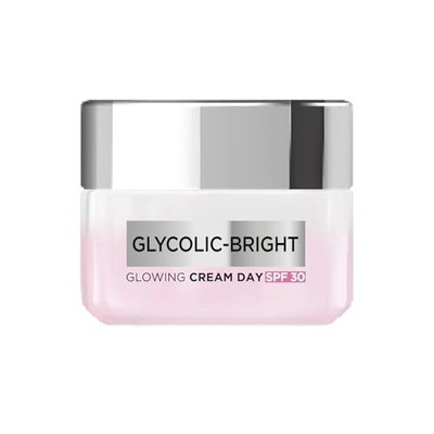 L'Oreal Paris Glycolic Bright Day & Night Cream 50ml Gel With Glycolic Acid