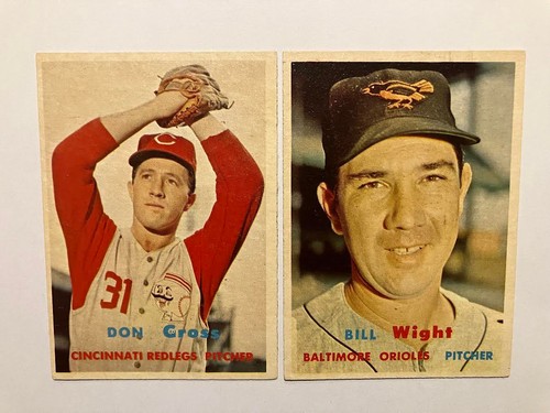 1957 Topps Baseball Cards - Complete Your Set - U Pick Your Card, VG-EX-NM + HOF - Picture 222 of 256